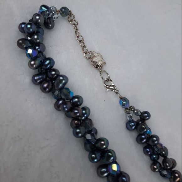 Freshwater Pearl Luminous Layered Necklace - Picture 3 of 8